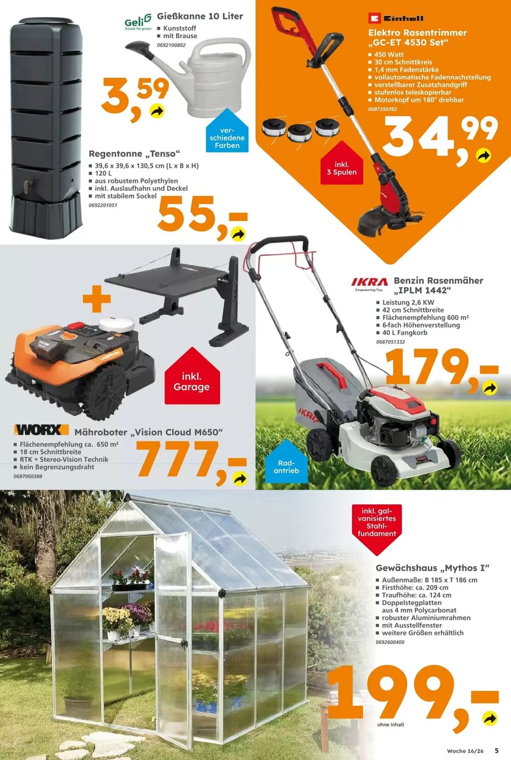 Globus Baumarkt Prospekt (ab 12.04.2026) zum Blättern - Seite 5