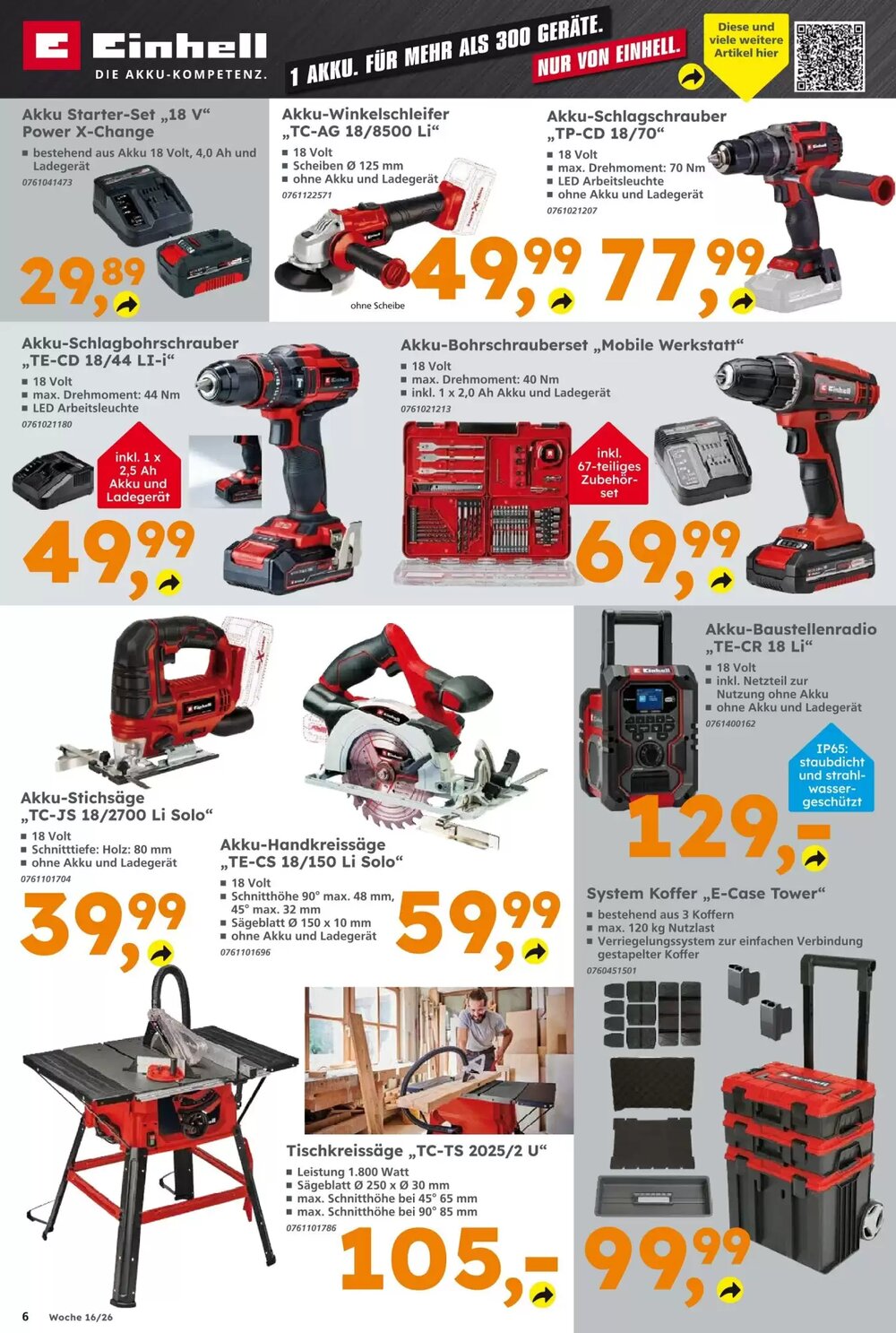 Globus Baumarkt Prospekt (ab 12.04.2026) zum Blättern - Seite 6
