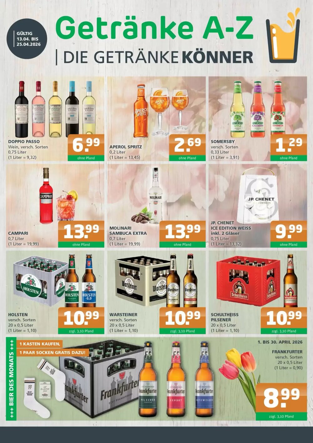 Getränke A-Z Prospekt (ab 12.04.2026) zum Blättern - Seite 1