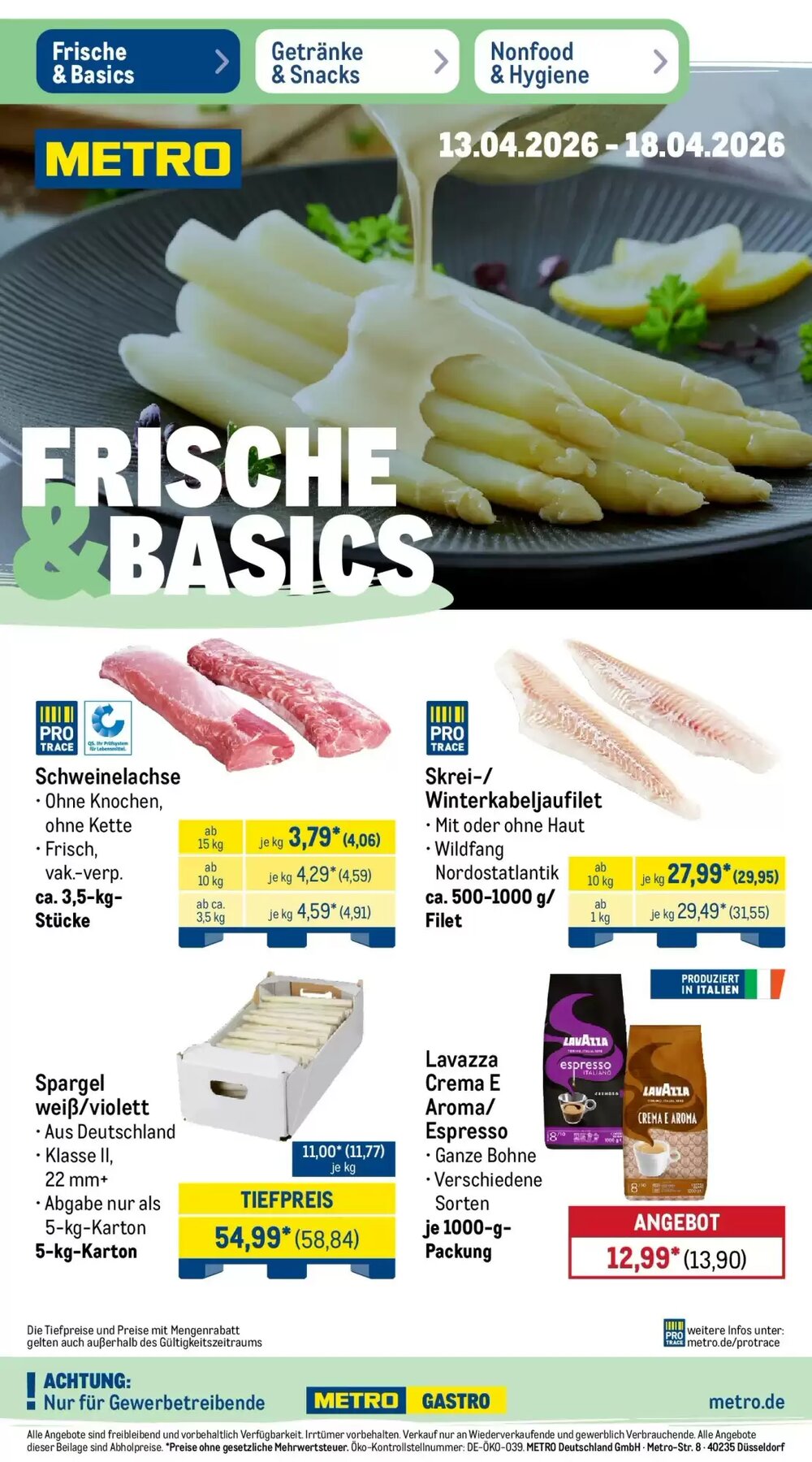 METRO Prospekt (ab 12.04.2026) zum Blättern - Seite 1