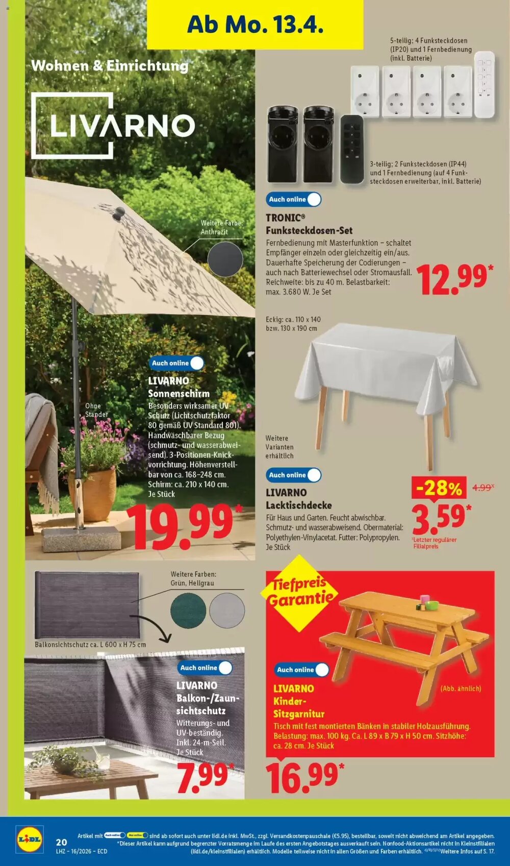 Lidl Prospekt (ab 13.04.2026) zum Blättern - Seite 14