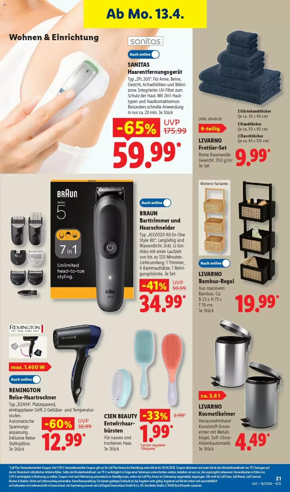 Lidl Prospekt (ab 13.04.2026) zum Blättern - Seite 15