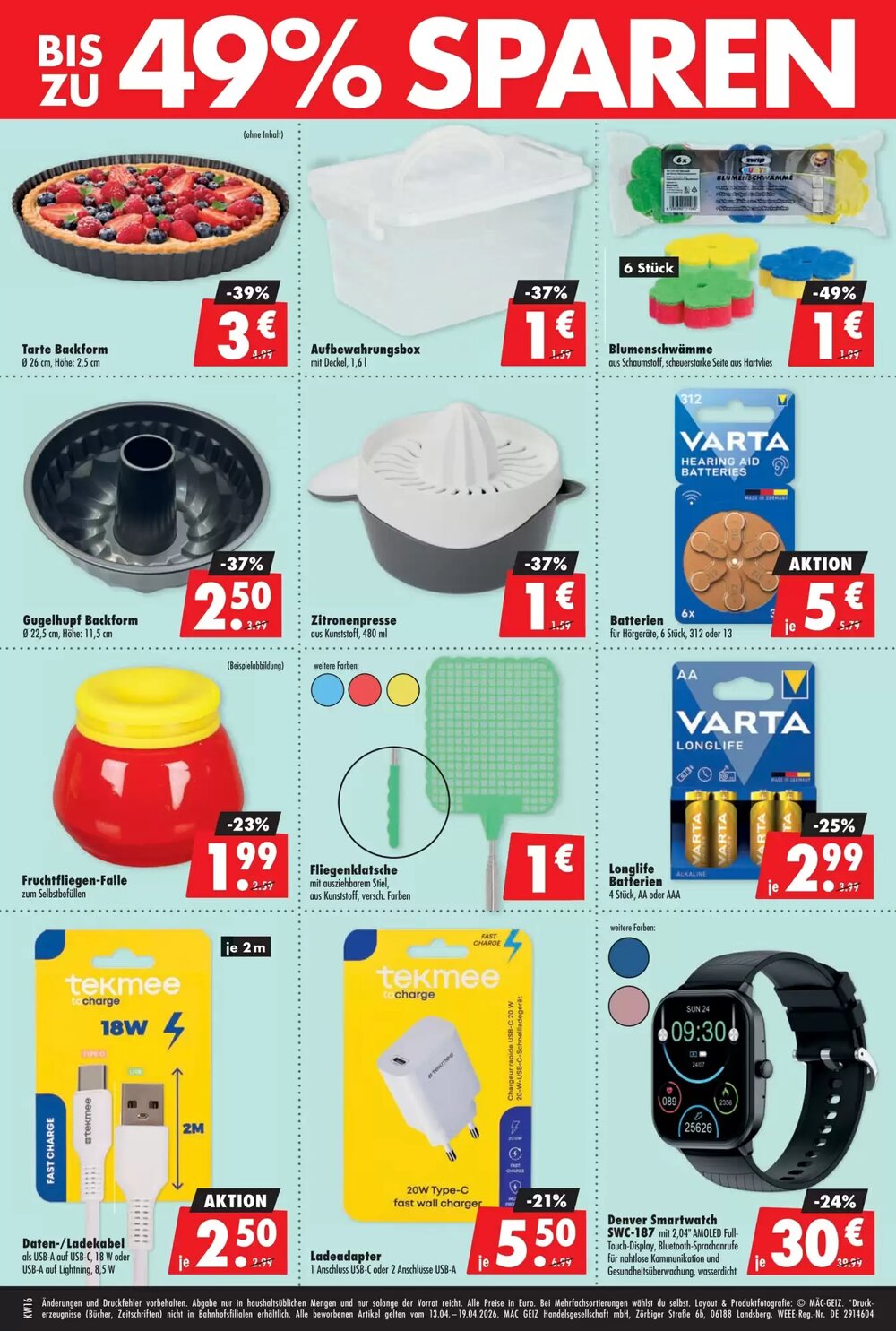 Mäc Geiz Prospekt (ab 13.04.2026) zum Blättern - Seite 2