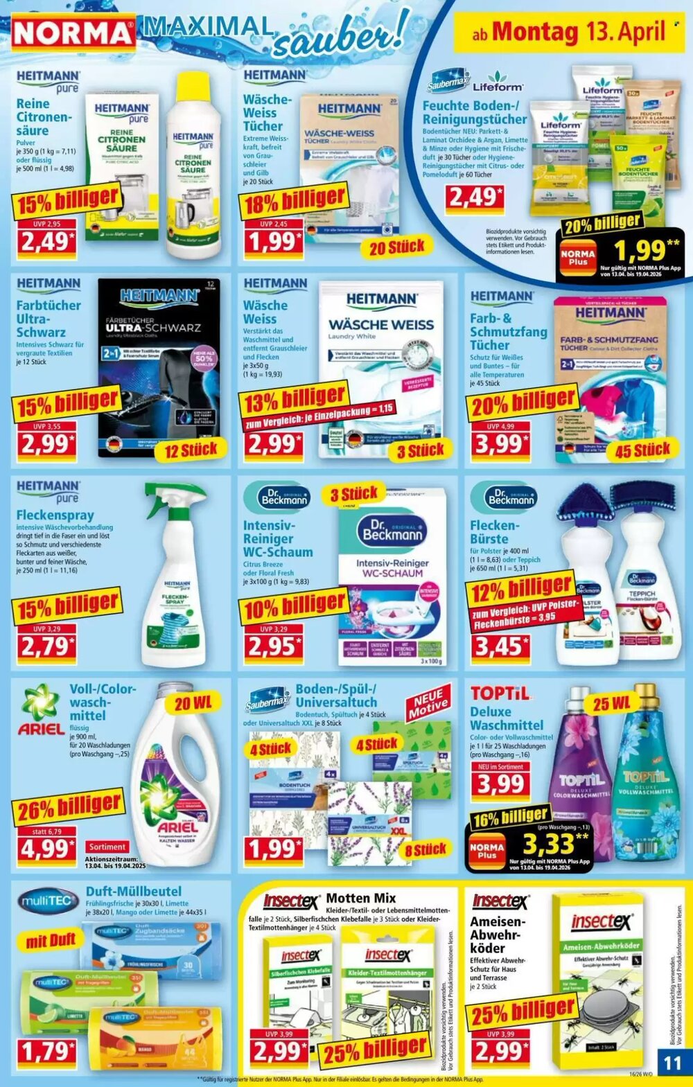 Norma Prospekt (ab 13.04.2026) zum Blättern - Seite 11