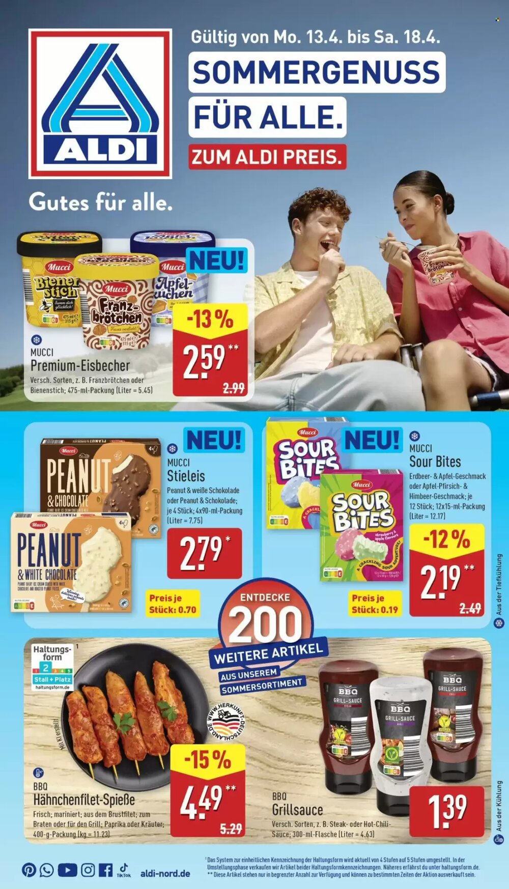 Aldi Nord Prospekt (ab 13.04.2026) zum Blättern - Seite 1
