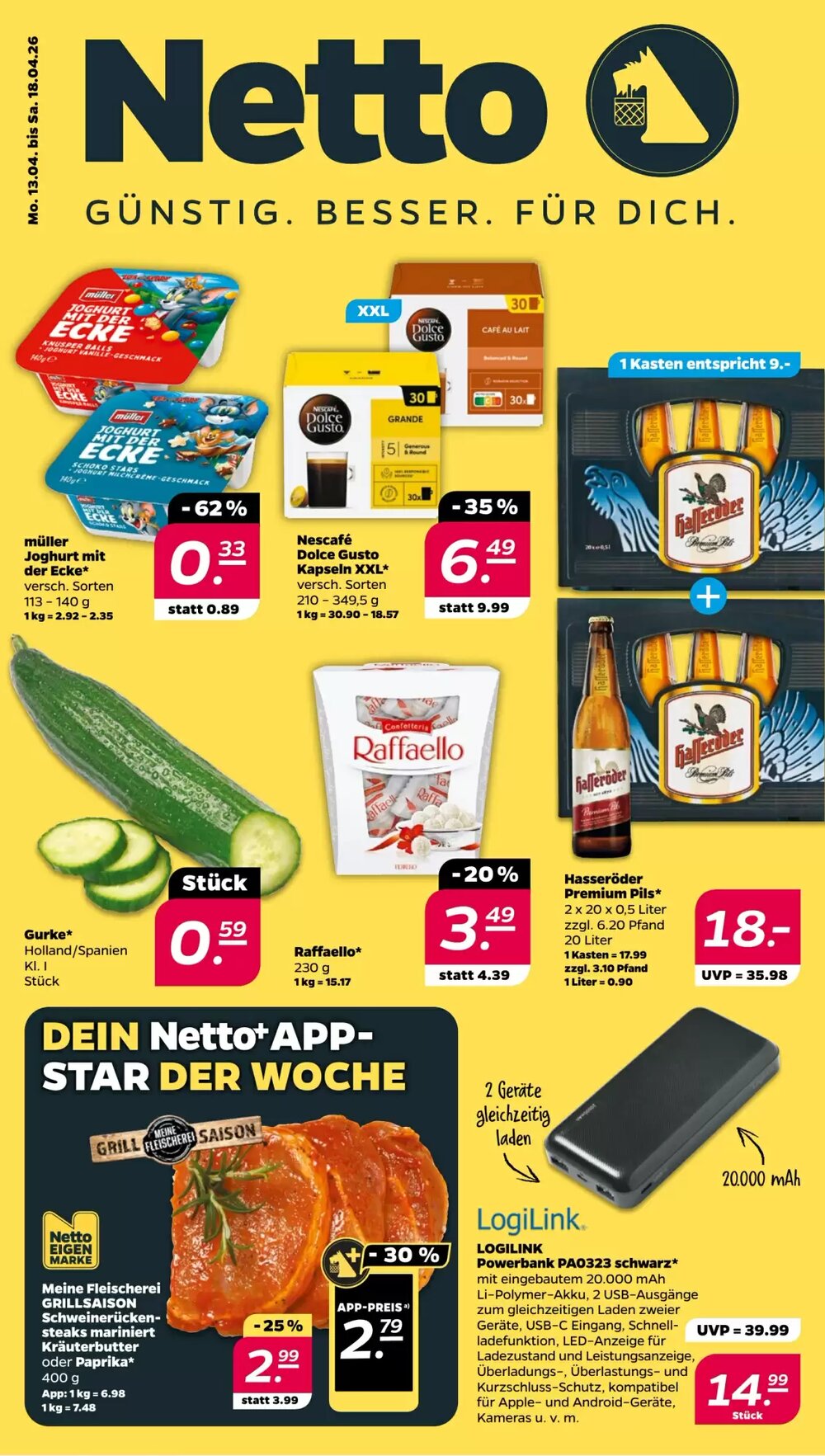 NETTO Prospekt (ab 13.04.2026) zum Blättern - Seite 1