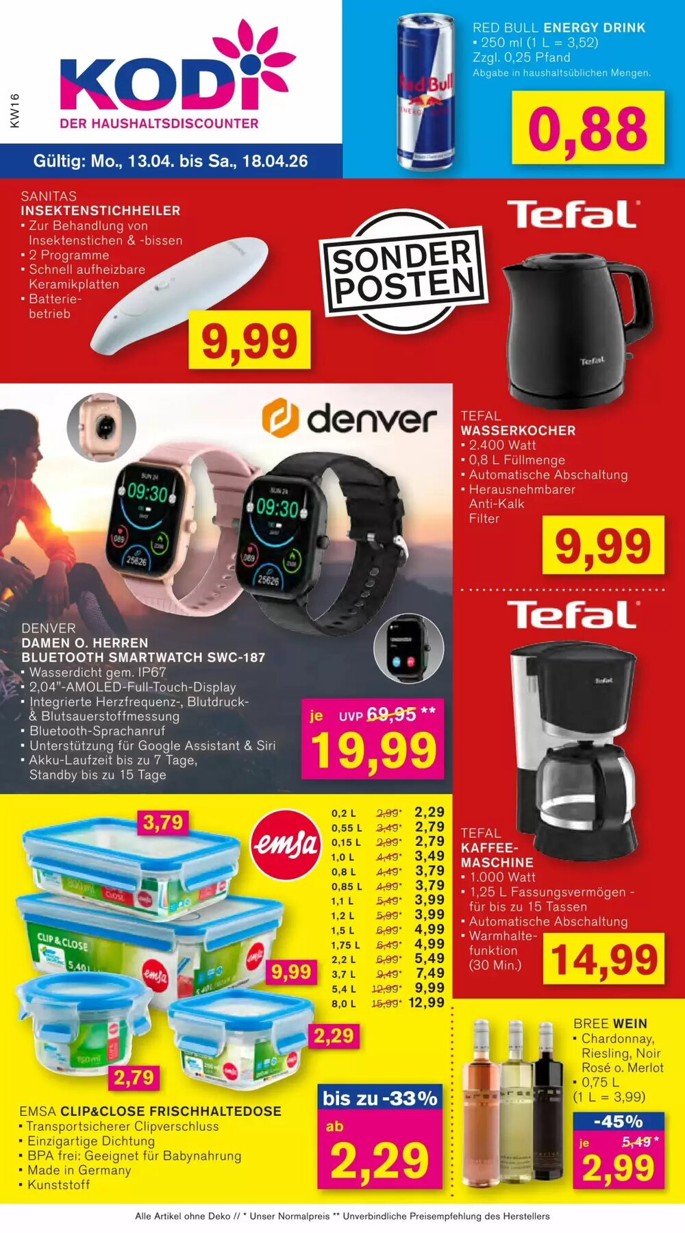 KODi Prospekt (ab 13.04.2026) zum Blättern - Seite 1