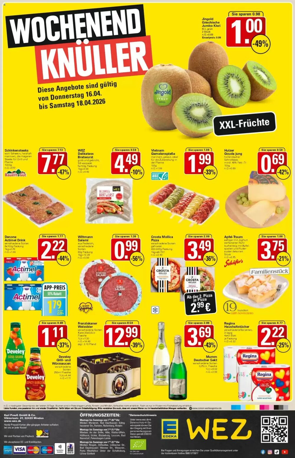WEZ Prospekt (ab 13.04.2026) zum Blättern - Seite 16