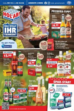 Hol'ab Getränkemarkt Prospekt (ab 13.04.2026) zum Blättern