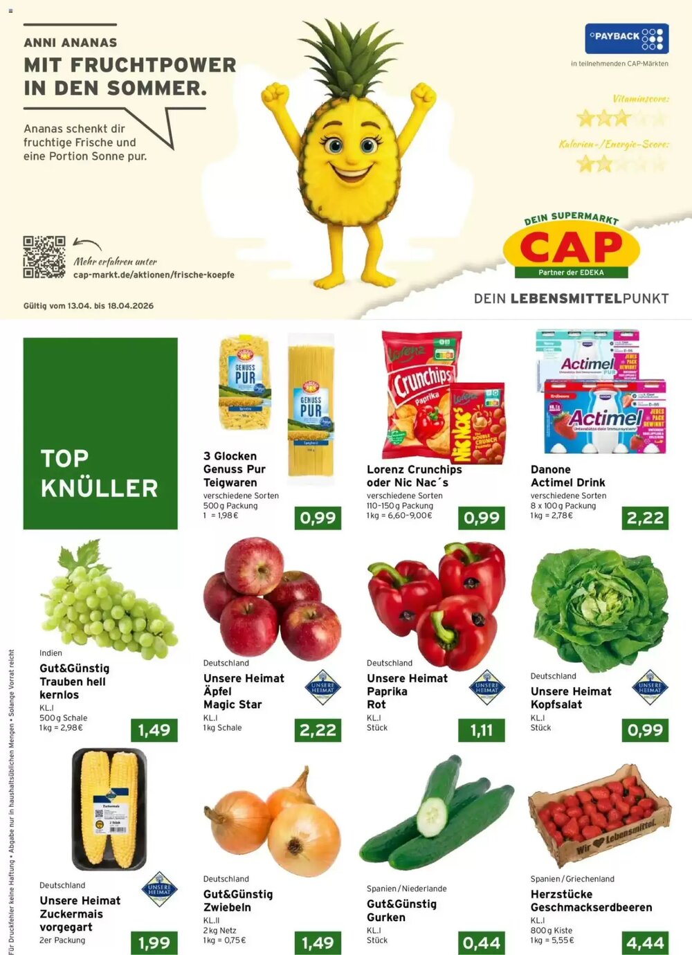 CAP Markt Prospekt (ab 13.04.2026) zum Blättern - Seite 1