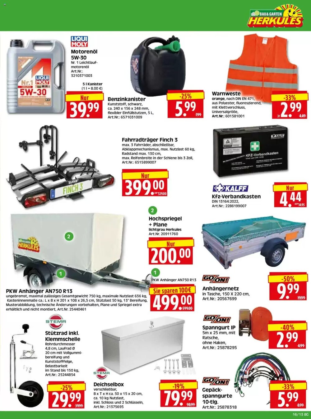 Edeka Herkules Prospekt (ab 13.04.2026) zum Blättern - Seite 13