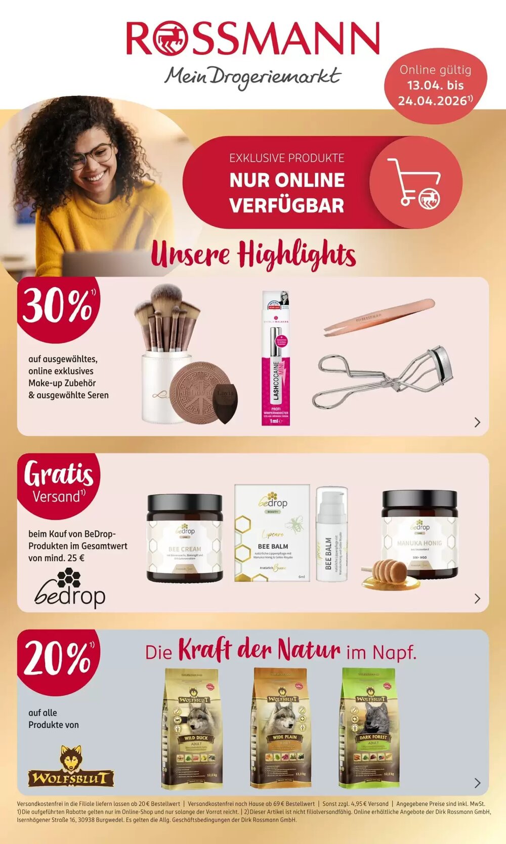 Rossmann Prospekt (ab 13.04.2026) zum Blättern - Seite 1