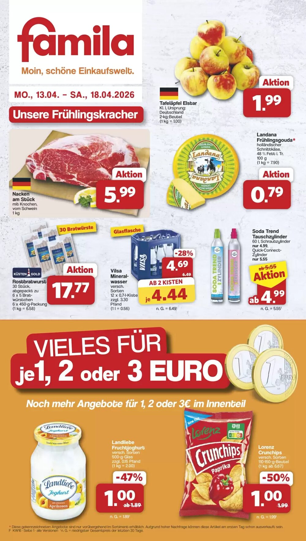 Famila Nord West Prospekt (ab 13.04.2026) zum Blättern - Seite 1