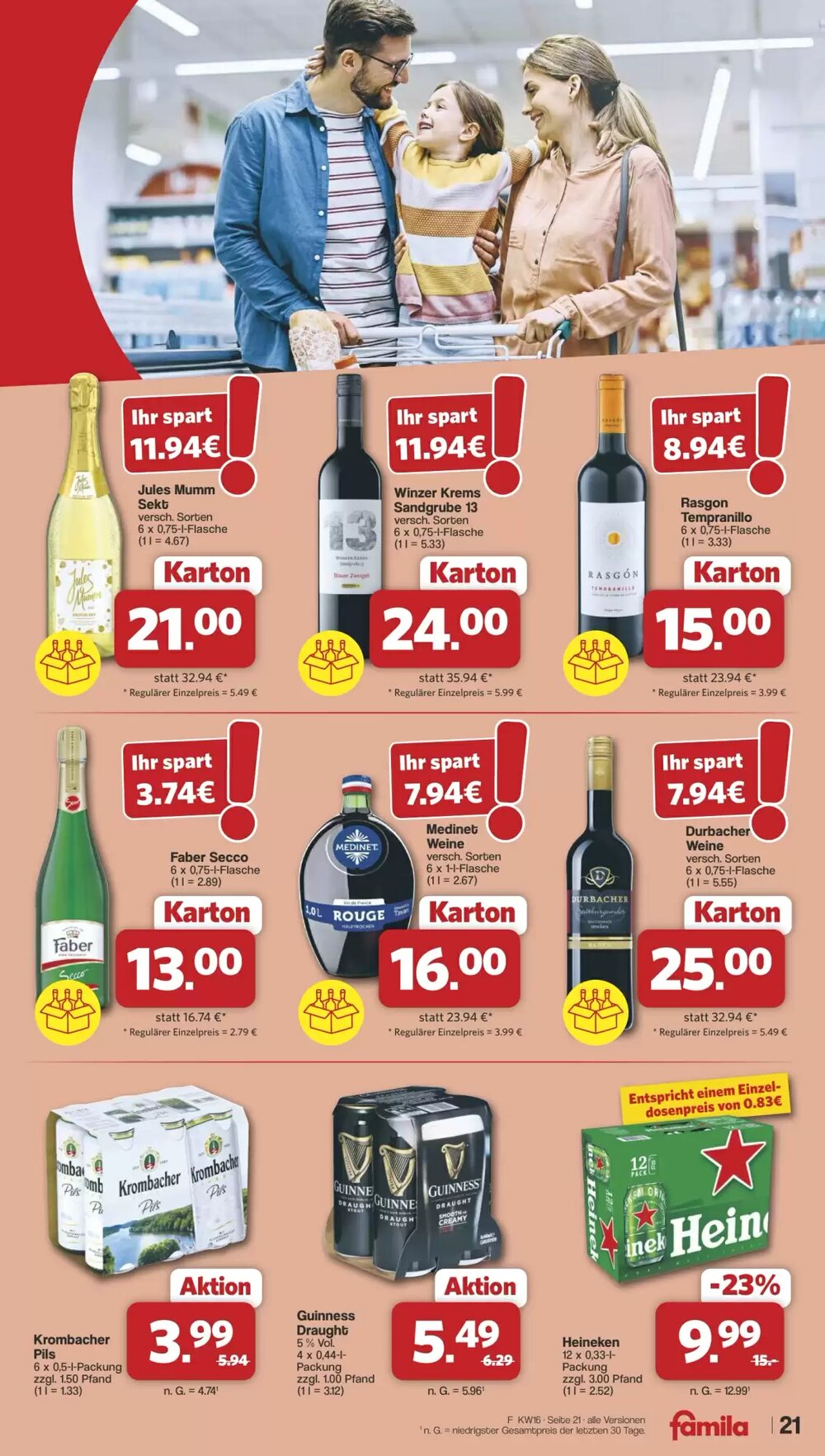 Famila Nord West Prospekt (ab 13.04.2026) zum Blättern - Seite 23