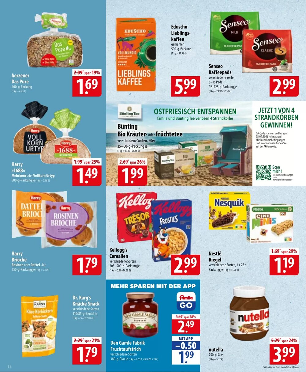 Famila Nord Ost Prospekt (ab 13.04.2026) zum Blättern - Seite 14