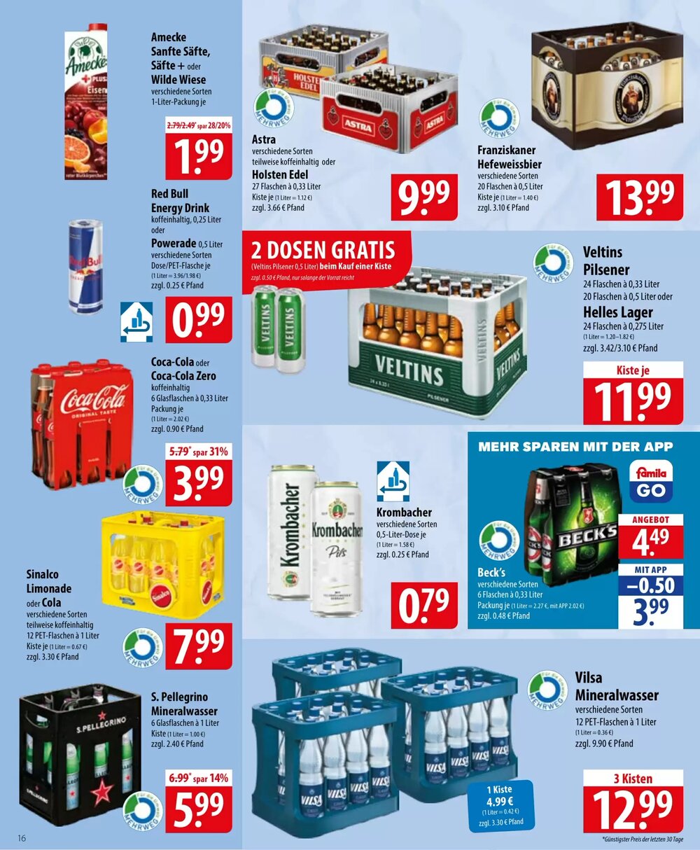 Famila Nord Ost Prospekt (ab 13.04.2026) zum Blättern - Seite 16