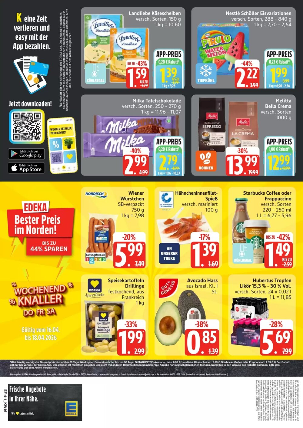 Edeka Frischemarkt Prospekt (ab 13.04.2026) zum Blättern - Seite 4