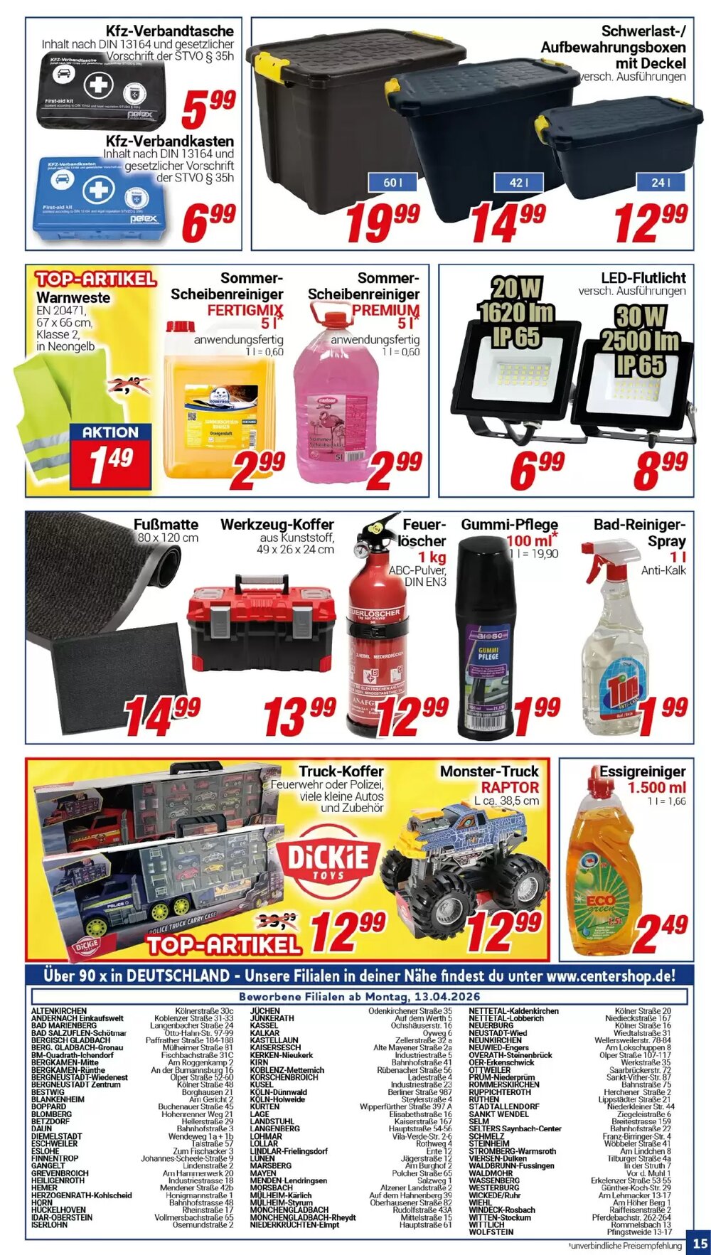 CENTERSHOP Prospekt (ab 13.04.2026) zum Blättern - Seite 15
