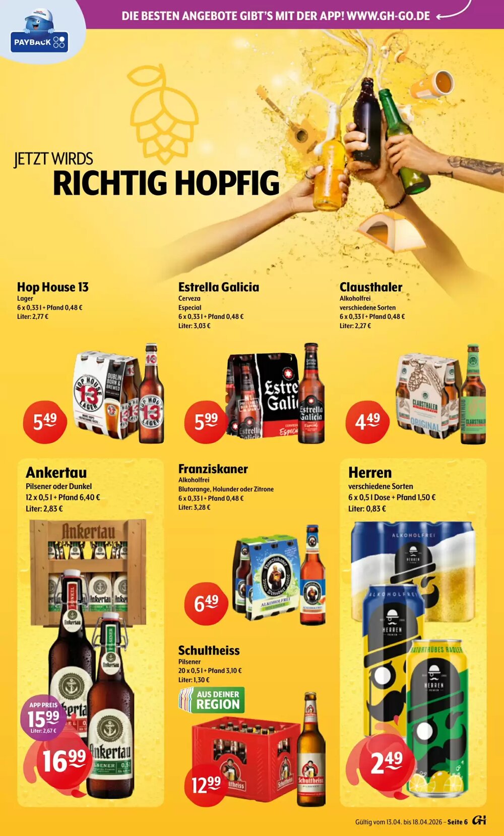 Getränke Hoffmann Prospekt (ab 13.04.2026) zum Blättern - Seite 6