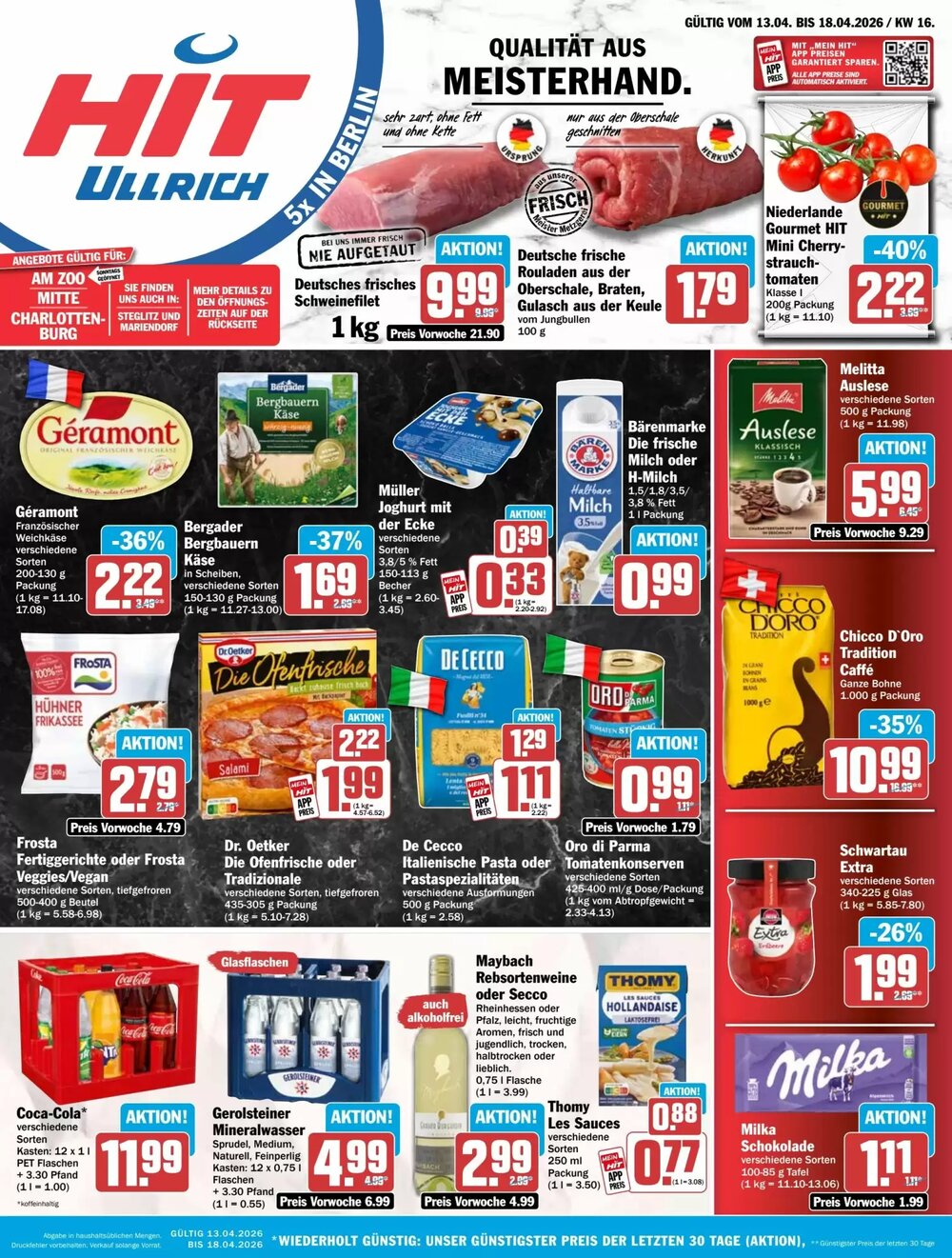 HIT Ullrich Prospekt (ab 13.04.2026) zum Blättern - Seite 1
