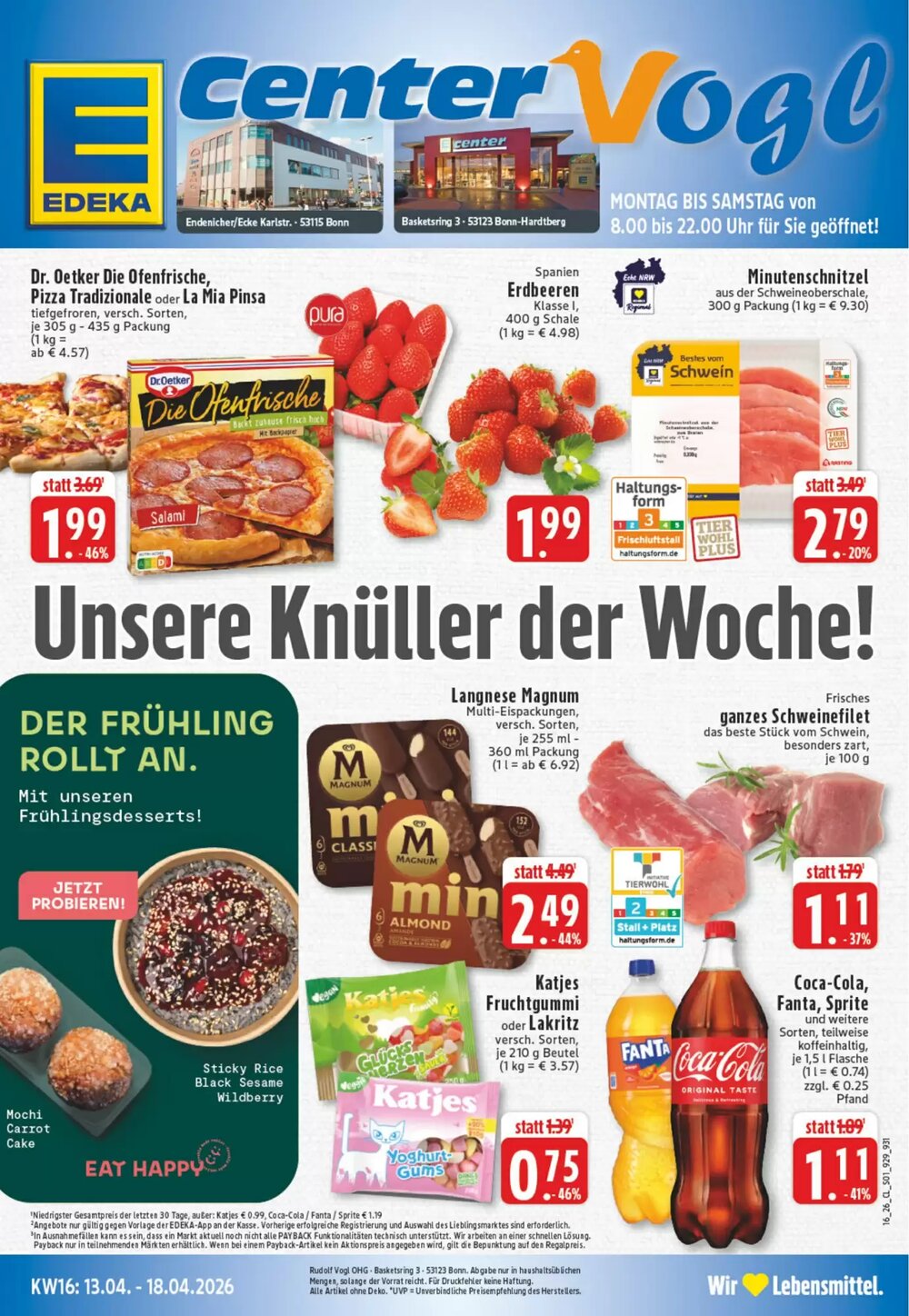 EDEKA Vogl Prospekt (ab 13.04.2026) zum Blättern - Seite 1