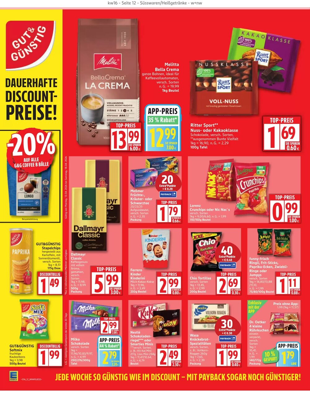 EDEKA Stralsund Prospekt (ab 13.04.2026) zum Blättern - Seite 12