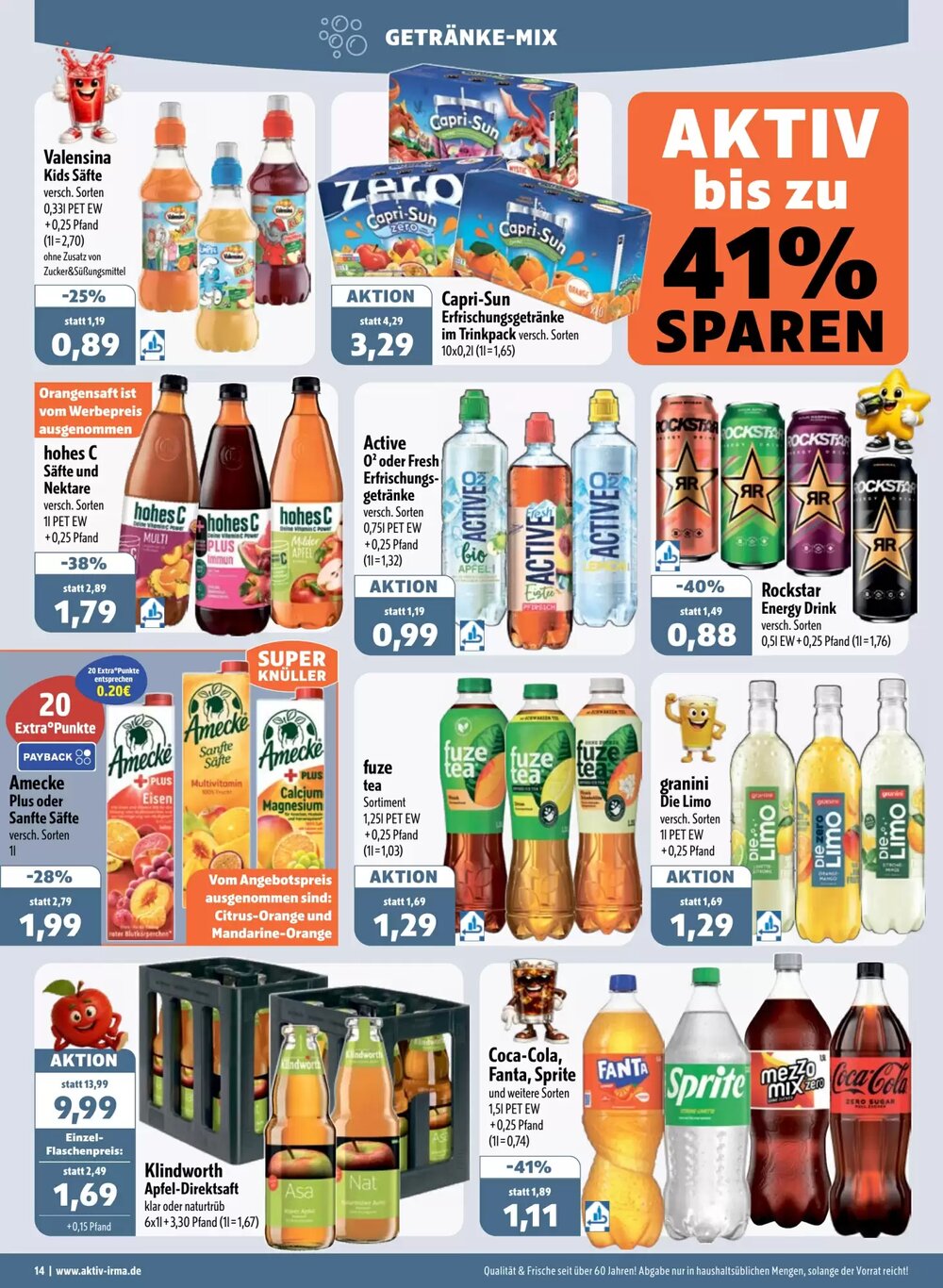 Aktiv Irma Prospekt (ab 13.04.2026) zum Blättern - Seite 14