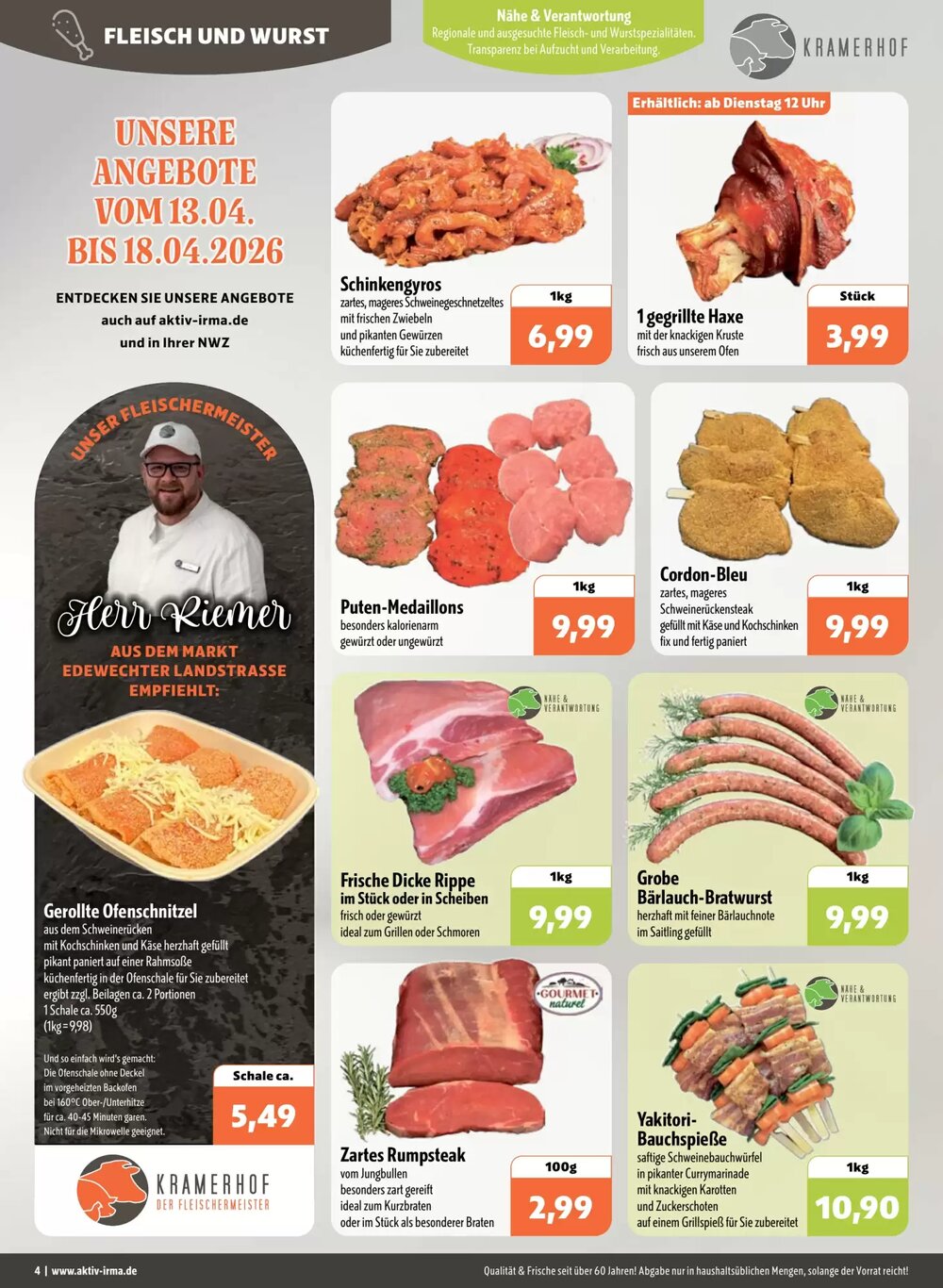 Aktiv Irma Prospekt (ab 13.04.2026) zum Blättern - Seite 4