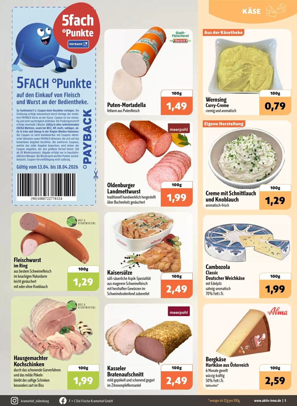 Aktiv Irma Prospekt (ab 13.04.2026) zum Blättern - Seite 5