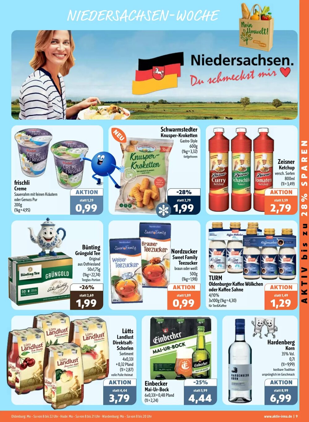 Aktiv Irma Prospekt (ab 13.04.2026) zum Blättern - Seite 9