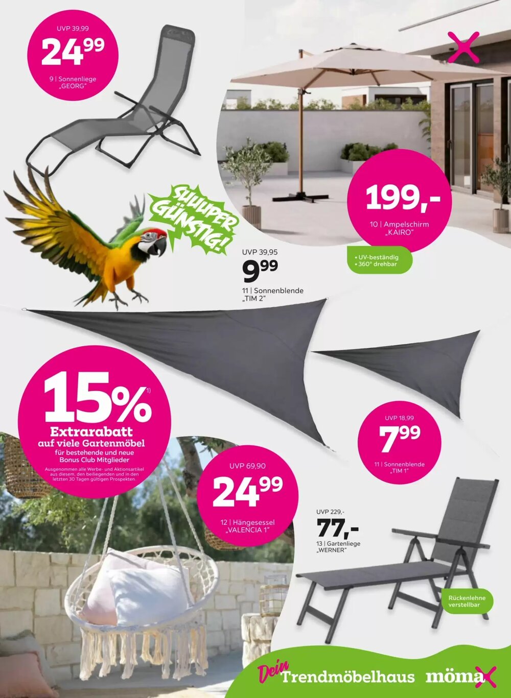 Mömax Prospekt (ab 13.04.2026) zum Blättern - Seite 15