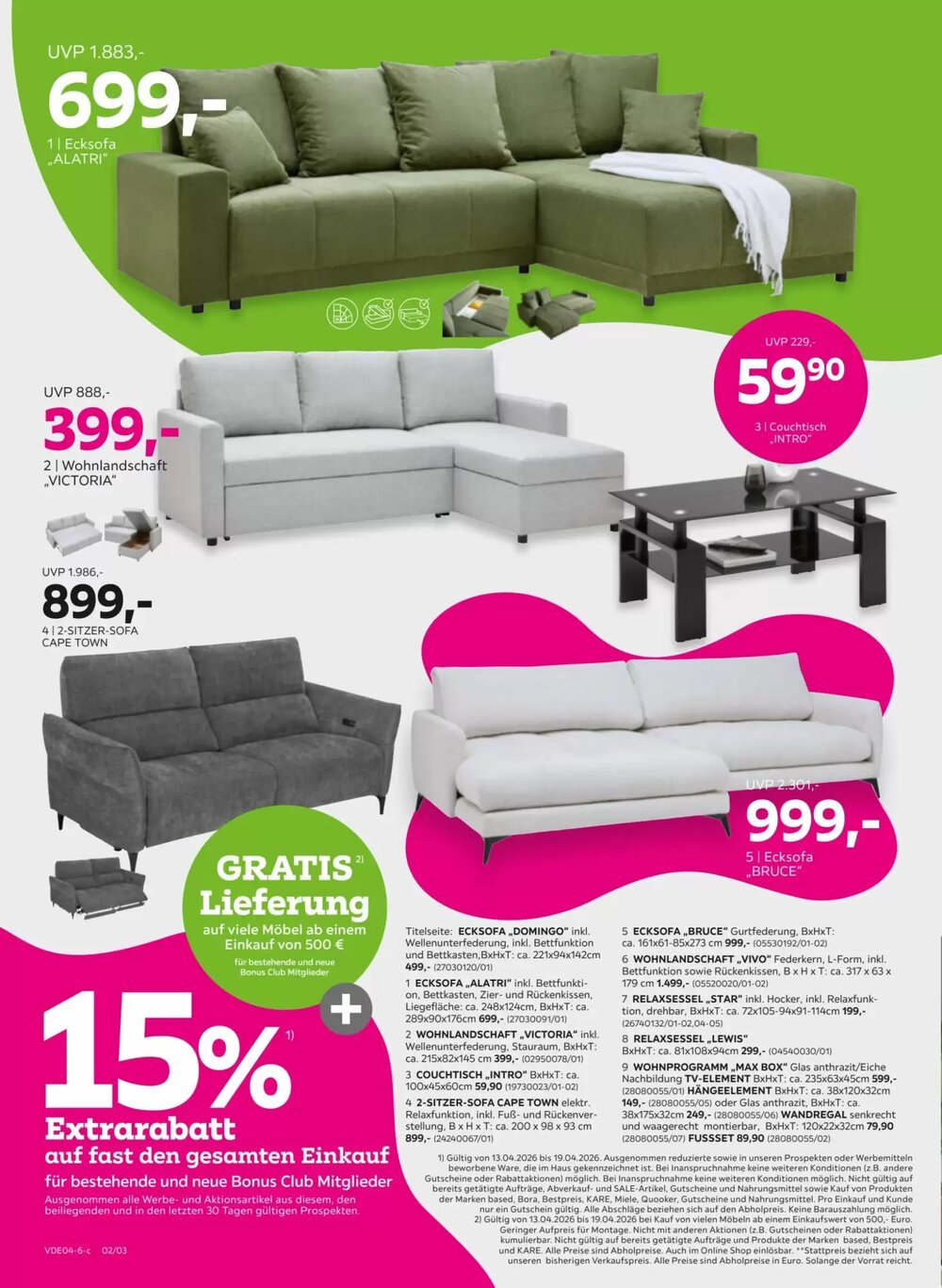 Mömax Prospekt (ab 13.04.2026) zum Blättern - Seite 2