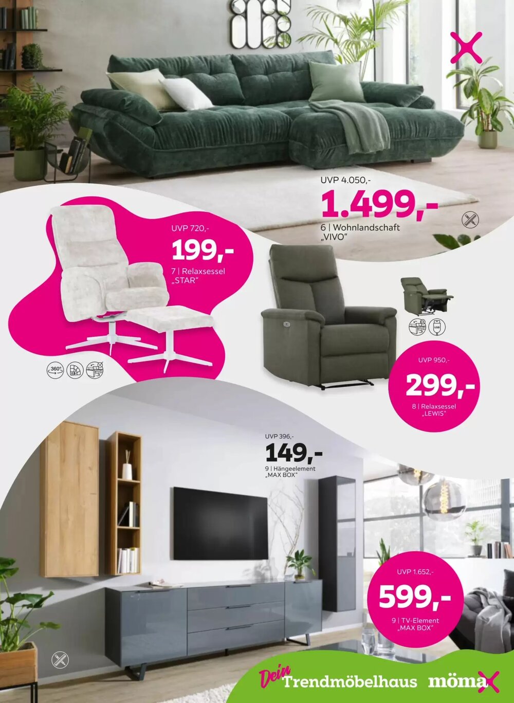 Mömax Prospekt (ab 13.04.2026) zum Blättern - Seite 3