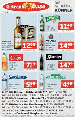 Getränke Oase Prospekt (ab 13.04.2026) zum Blättern