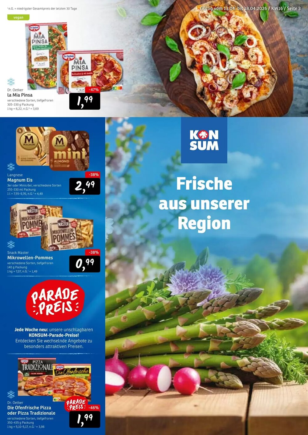 KONSUM Prospekt (ab 13.04.2026) zum Blättern - Seite 3