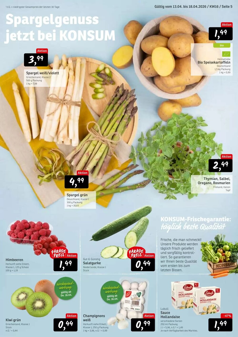 KONSUM Prospekt (ab 13.04.2026) zum Blättern - Seite 5