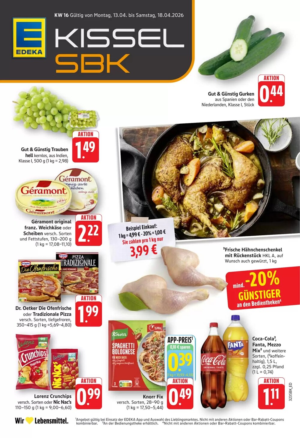 SBK Prospekt (ab 13.04.2026) zum Blättern - Seite 1