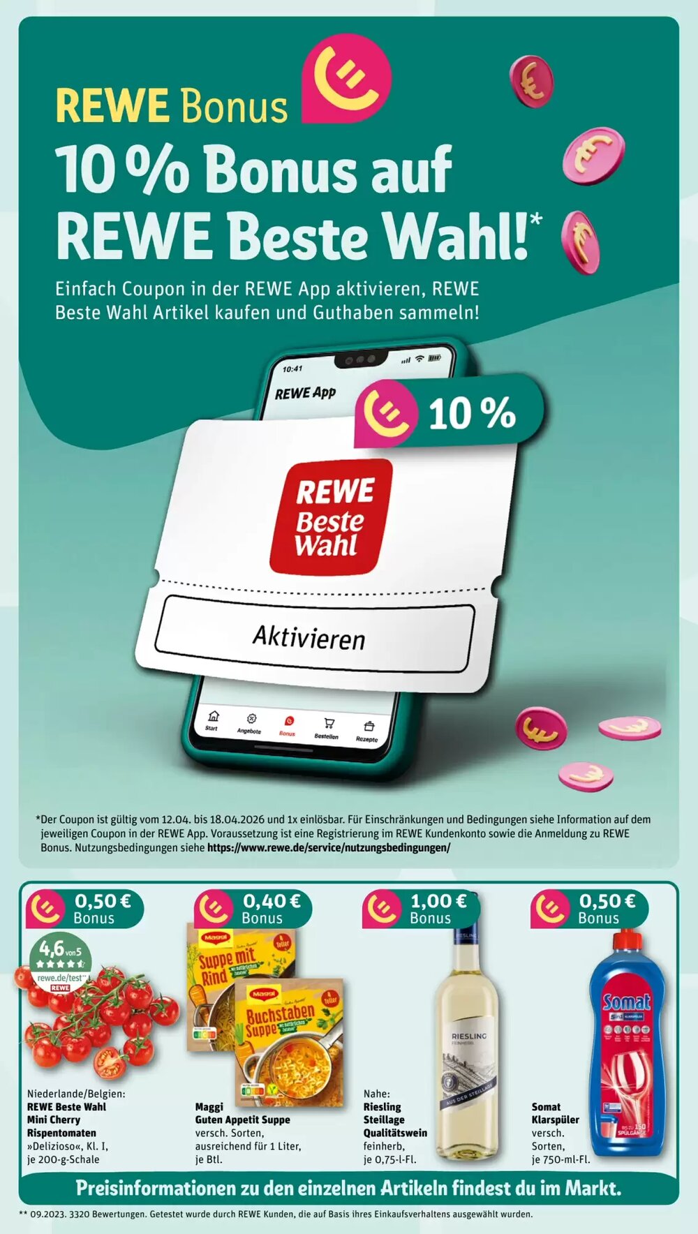 REWE PETZ Prospekt (ab 13.04.2026) zum Blättern - Seite 3