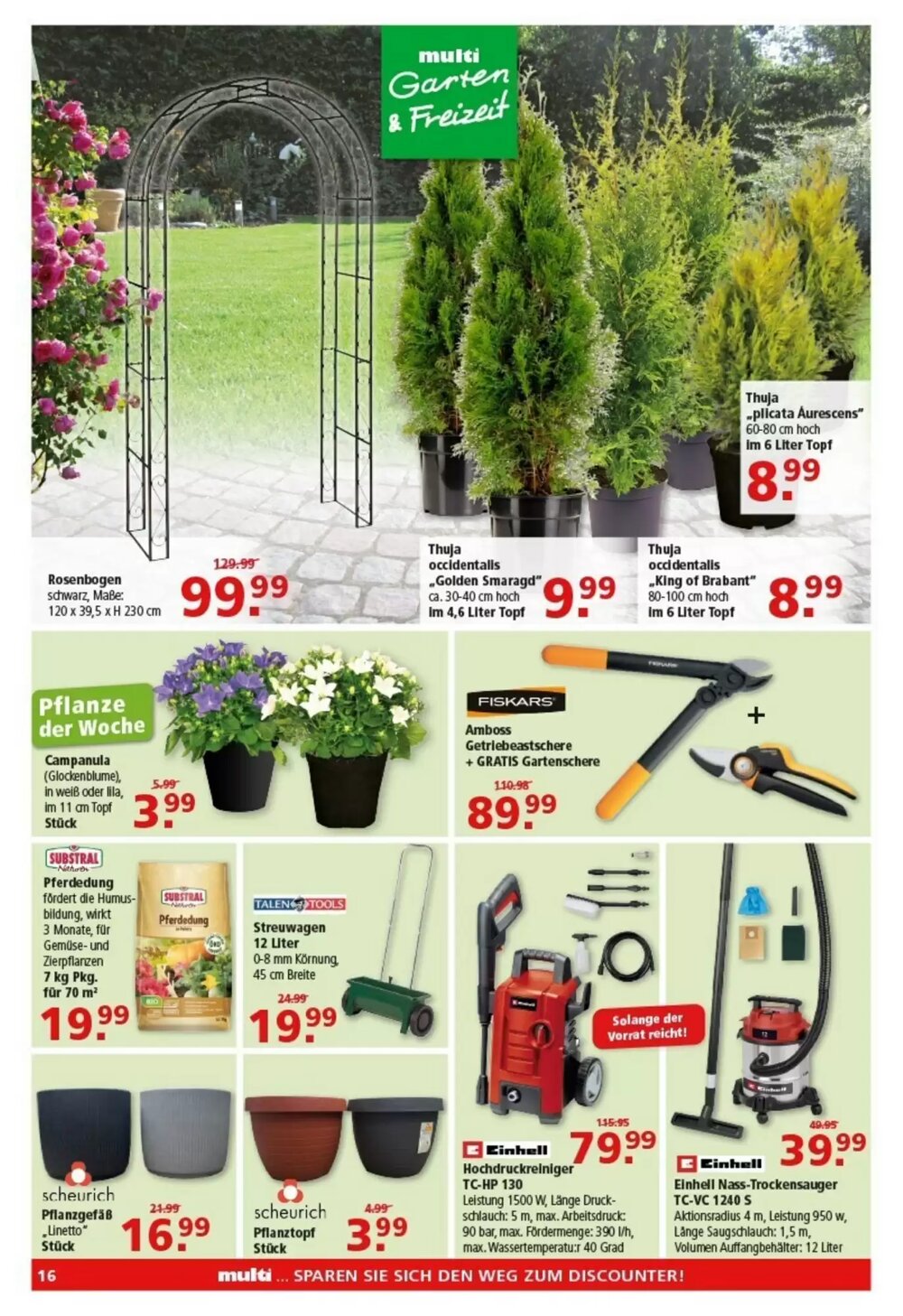 Multi Markt Prospekt (ab 13.04.2026) zum Blättern - Seite 16