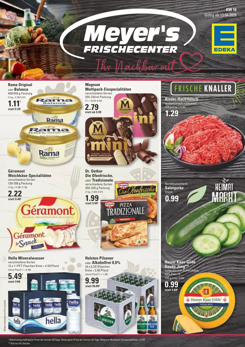 Meyer's Frischemarkt Prospekt (ab 13.04.2026) zum Blättern - Seite 1