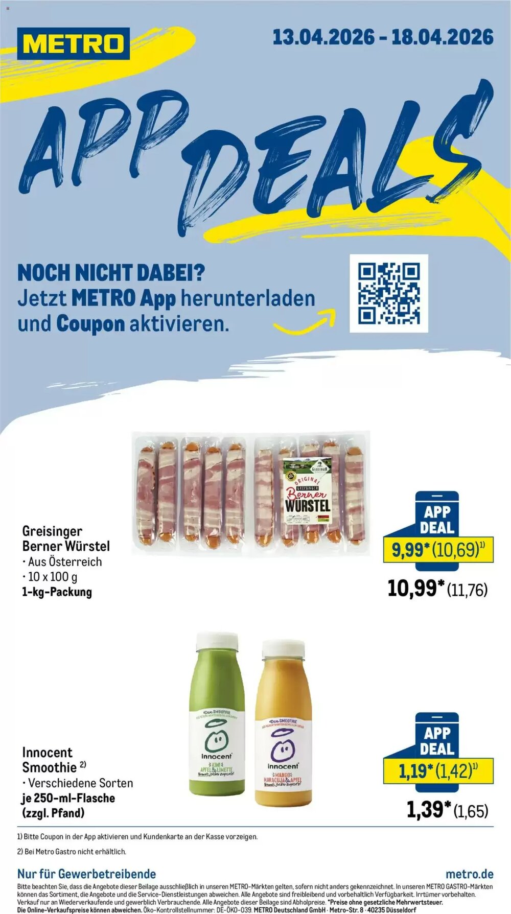 METRO Prospekt (ab 13.04.2026) zum Blättern - Seite 1