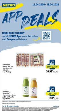 METRO Prospekt (ab 13.04.2026) zum Blättern