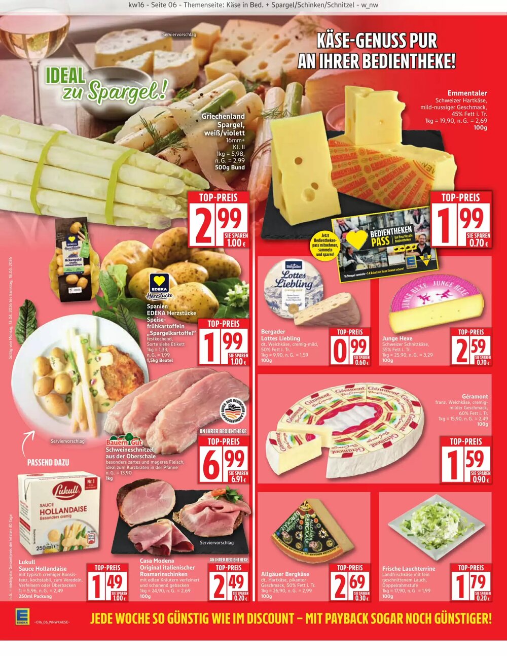 Edeka Aktiv Markt Prospekt (ab 13.04.2026) zum Blättern - Seite 6