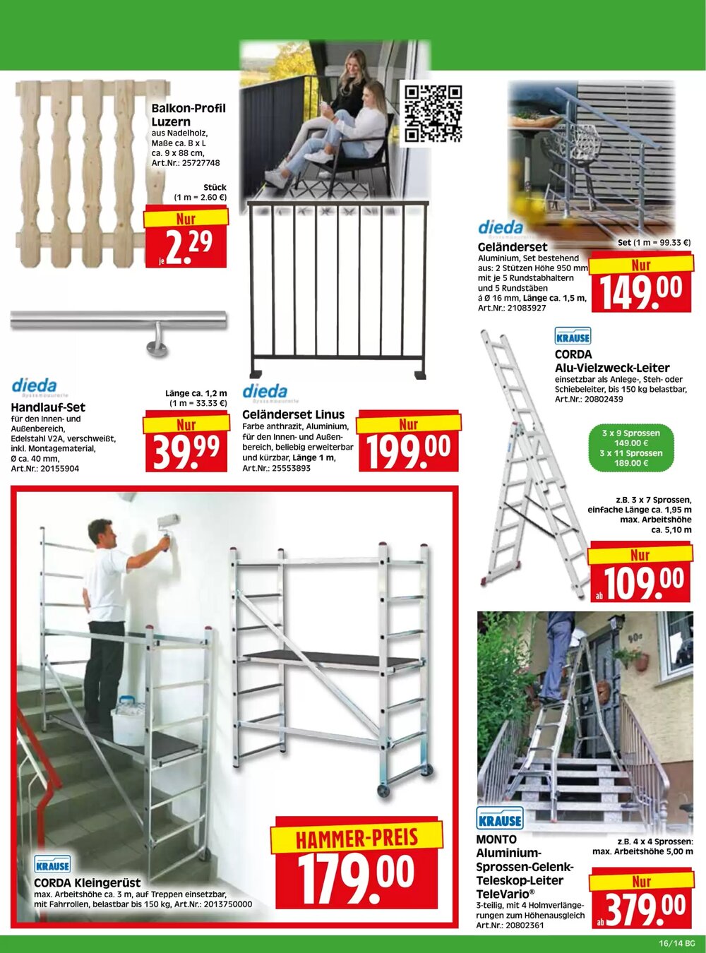 Herkules Baumarkt Prospekt (ab 13.04.2026) zum Blättern - Seite 14