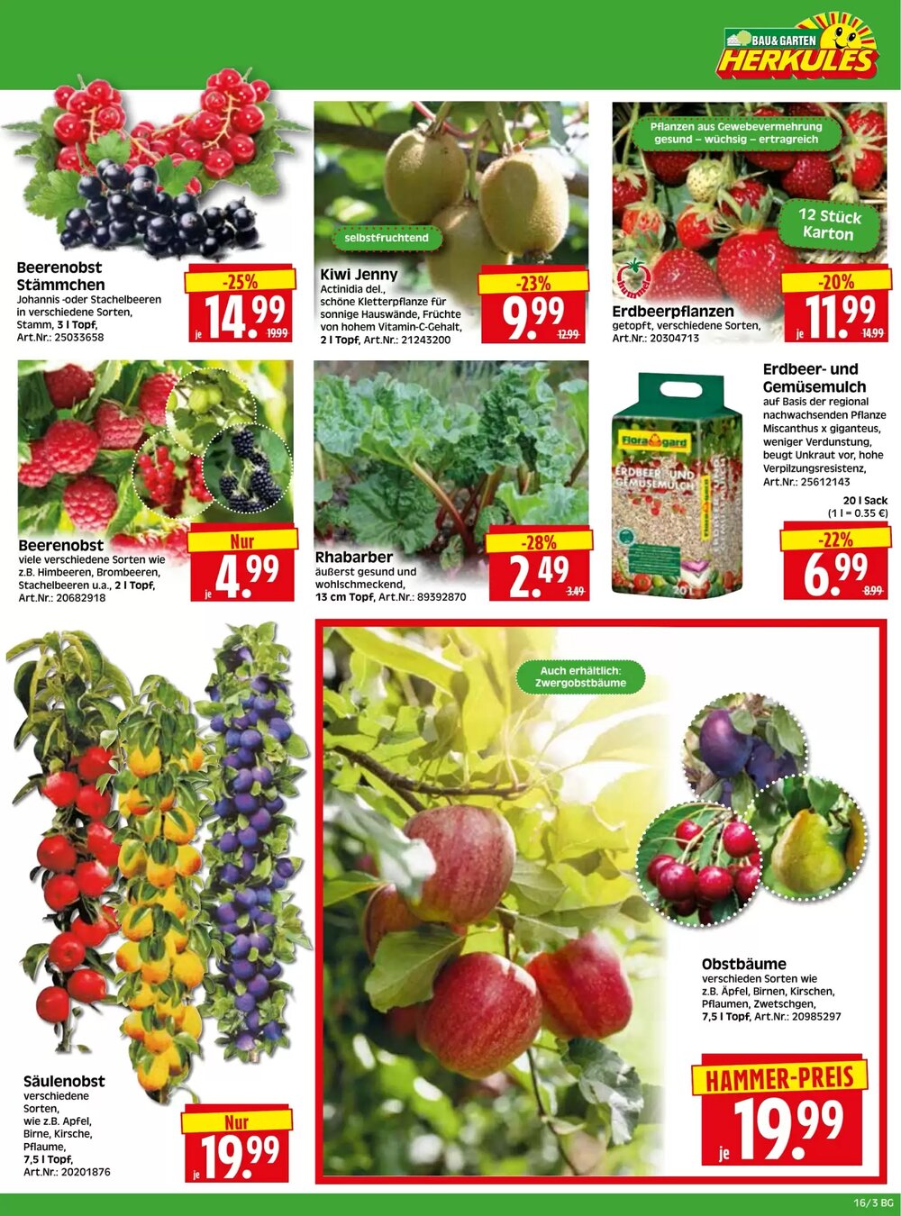 Herkules Baumarkt Prospekt (ab 13.04.2026) zum Blättern - Seite 3
