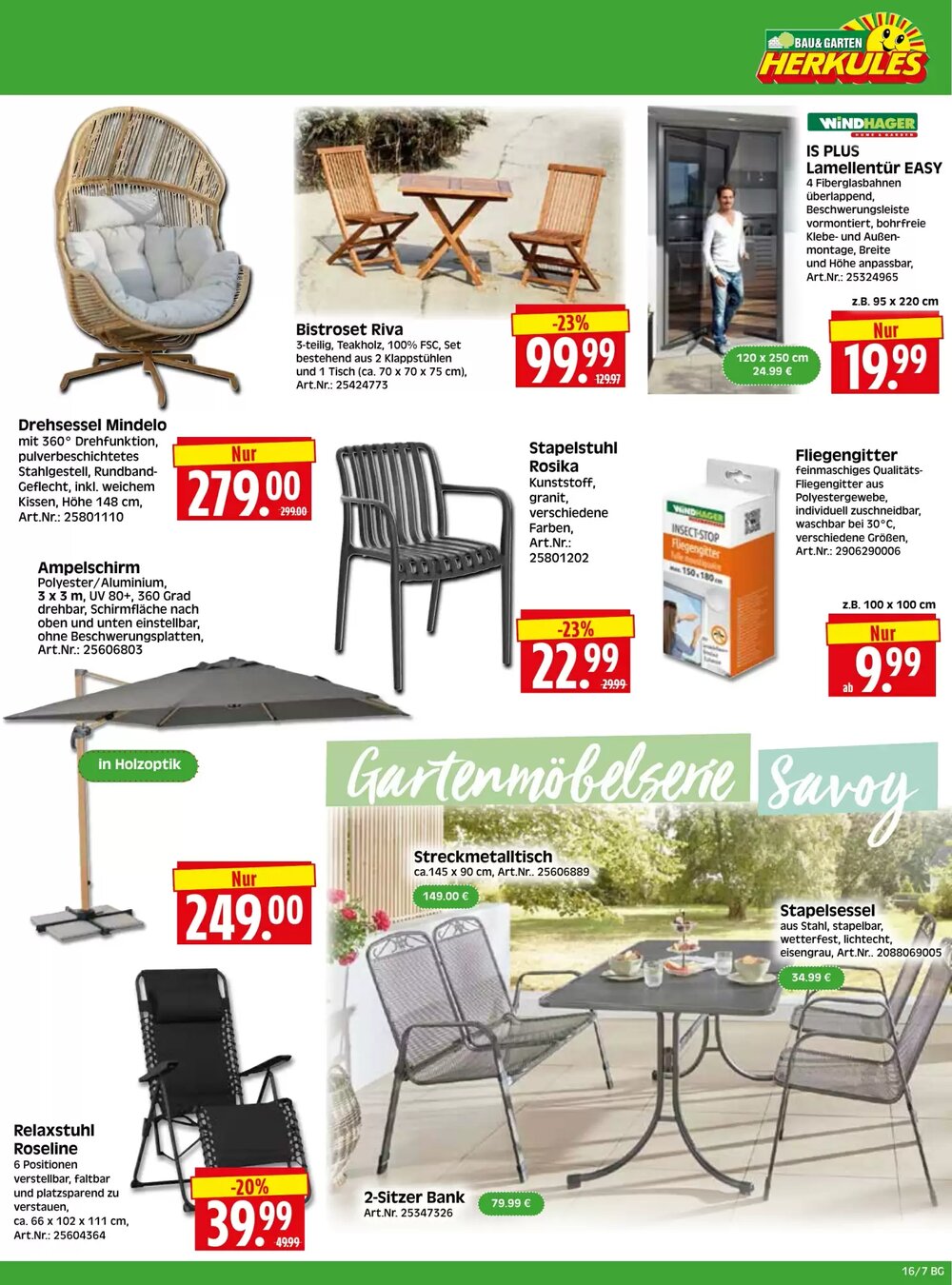 Herkules Baumarkt Prospekt (ab 13.04.2026) zum Blättern - Seite 7