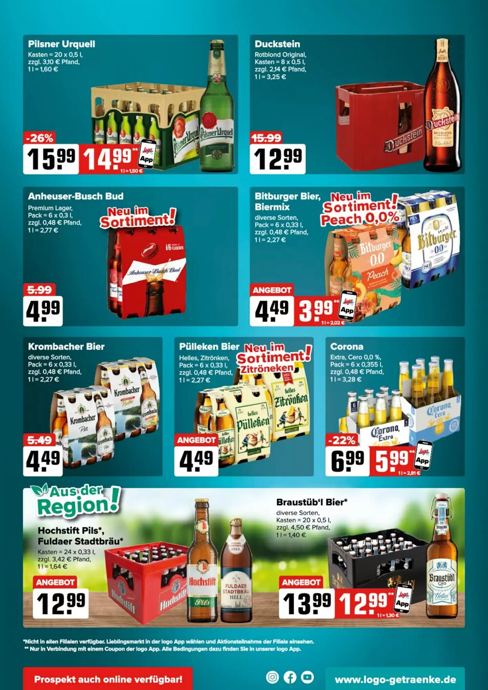 Logo Getränkemarkt Prospekt (ab 13.04.2026) zum Blättern - Seite 2