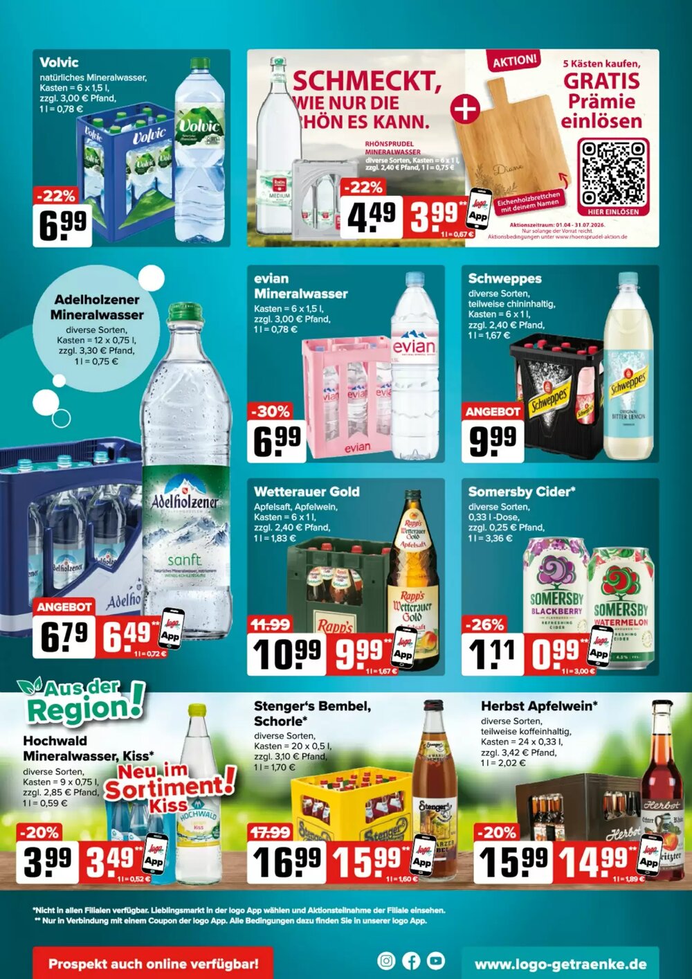 Logo Getränkemarkt Prospekt (ab 13.04.2026) zum Blättern - Seite 4