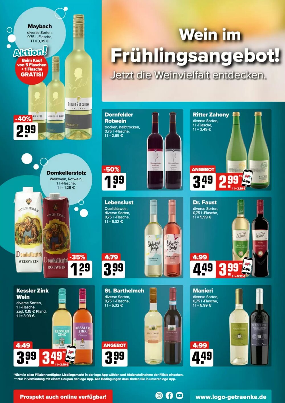 Logo Getränkemarkt Prospekt (ab 13.04.2026) zum Blättern - Seite 6
