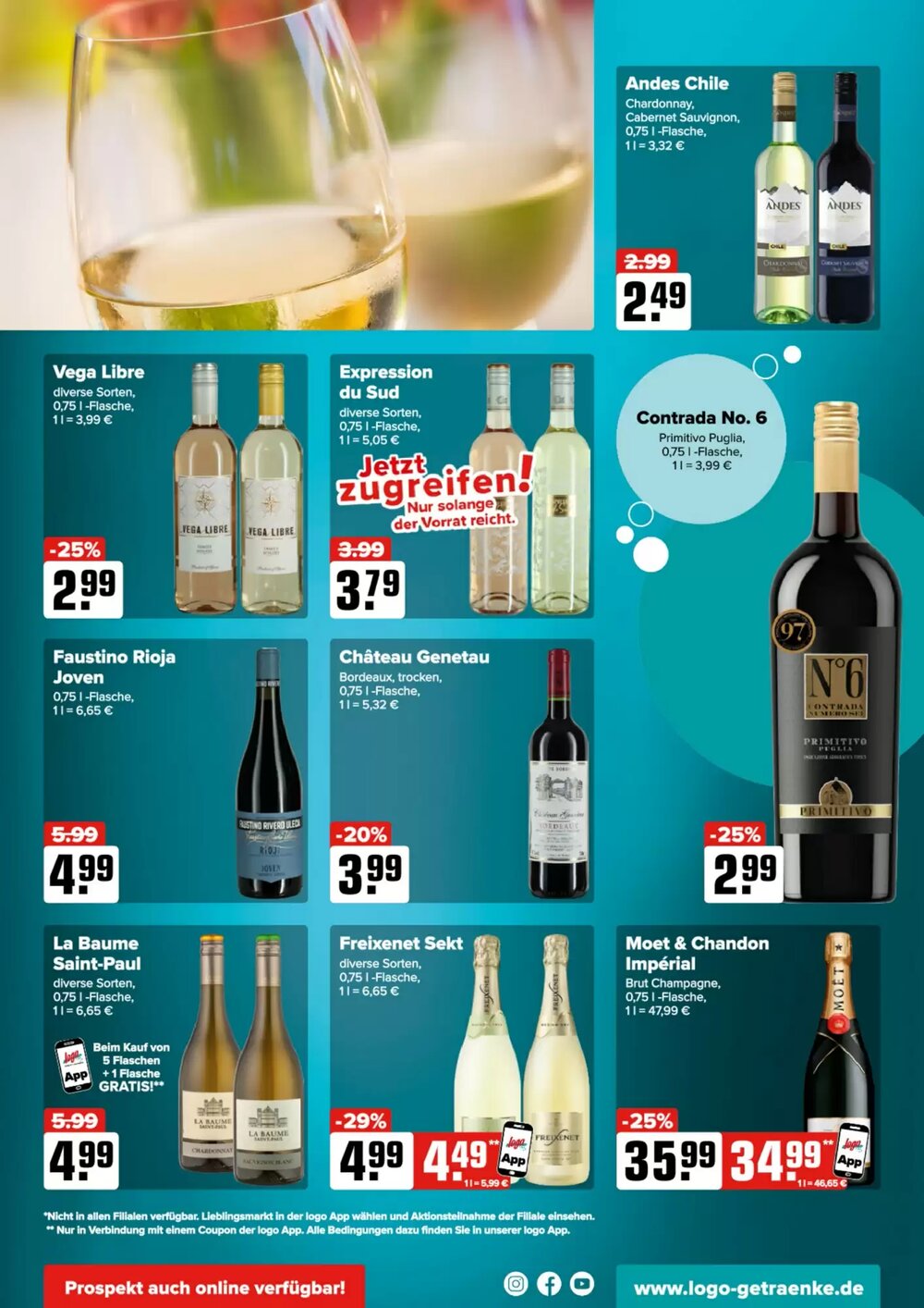 Logo Getränkemarkt Prospekt (ab 13.04.2026) zum Blättern - Seite 7